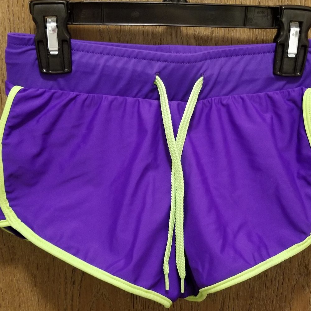 Girls Purple Beach/Sport Shorts